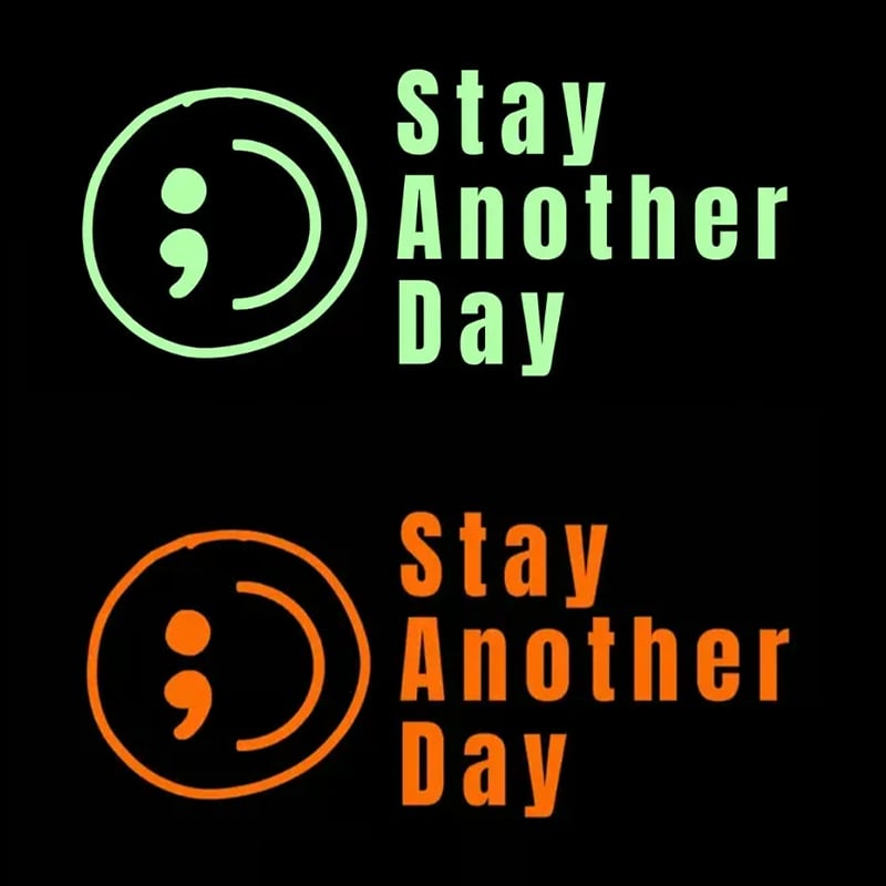 💥Buy 1 Get 1 Free -🎗️🚗 SAD Mental Health Awareness Car Decal