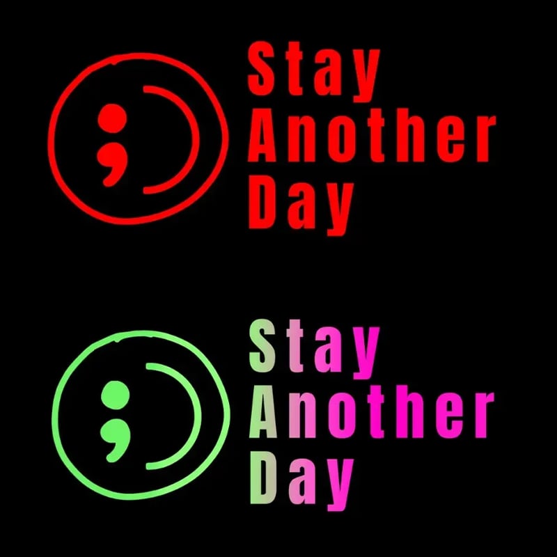 💥Buy 1 Get 1 Free -🎗️🚗 SAD Mental Health Awareness Car Decal