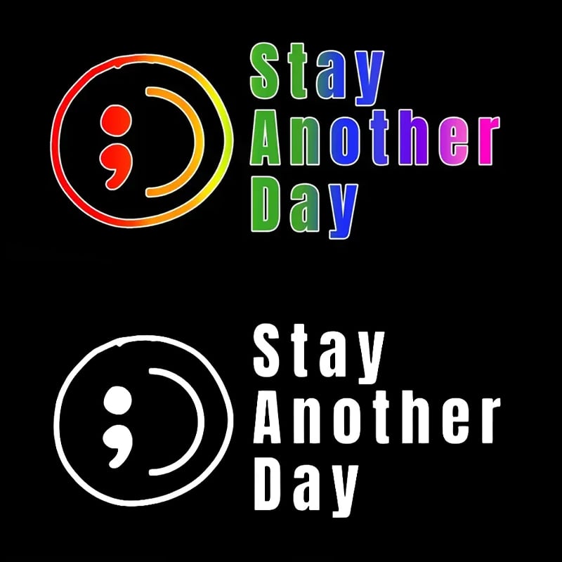 💥Buy 1 Get 1 Free -🎗️🚗 SAD Mental Health Awareness Car Decal