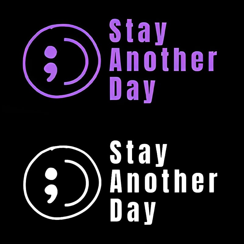 💥Buy 1 Get 1 Free -🎗️🚗 SAD Mental Health Awareness Car Decal