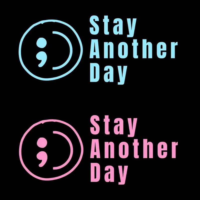 💥Buy 1 Get 1 Free -🎗️🚗 SAD Mental Health Awareness Car Decal