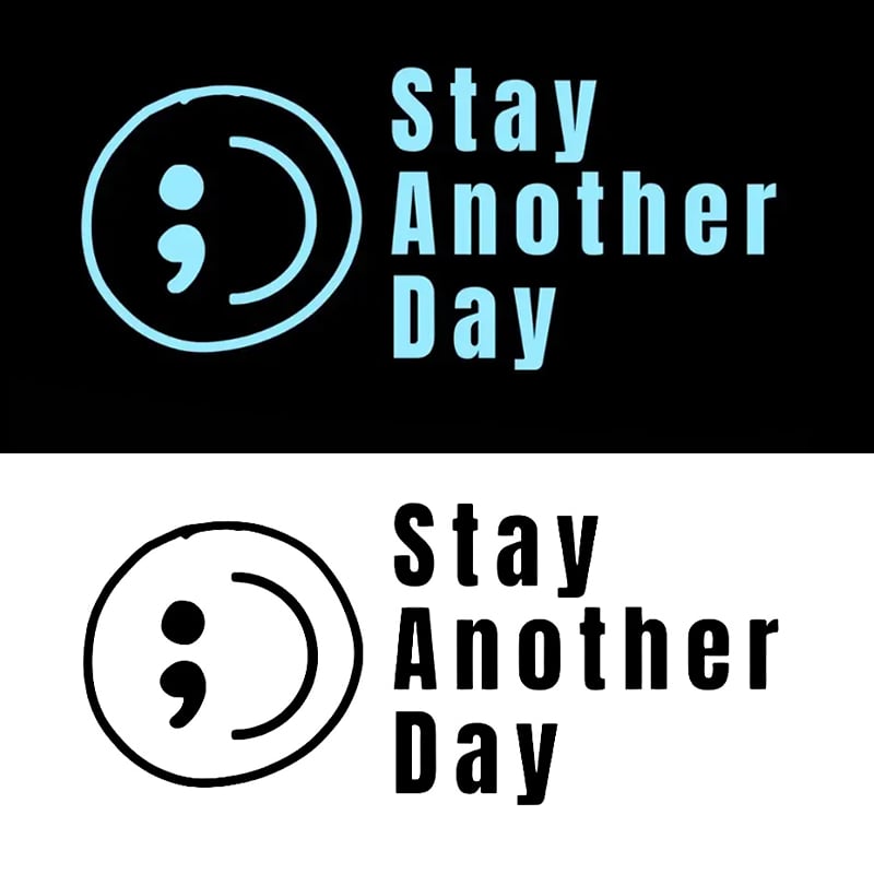 💥Buy 1 Get 1 Free -🎗️🚗 SAD Mental Health Awareness Car Decal