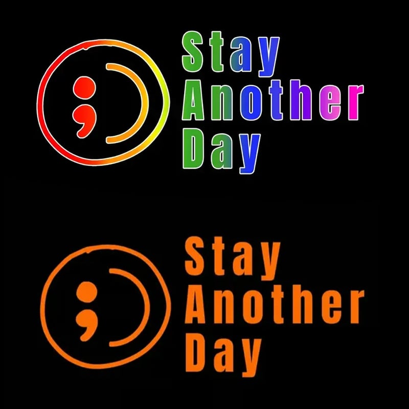 💥Buy 1 Get 1 Free -🎗️🚗 SAD Mental Health Awareness Car Decal