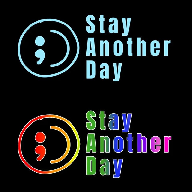 💥Buy 1 Get 1 Free -🎗️🚗 SAD Mental Health Awareness Car Decal