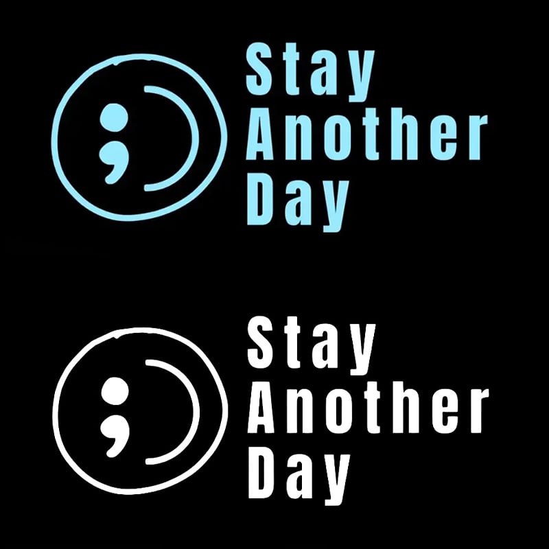 💥Buy 1 Get 1 Free -🎗️🚗 SAD Mental Health Awareness Car Decal