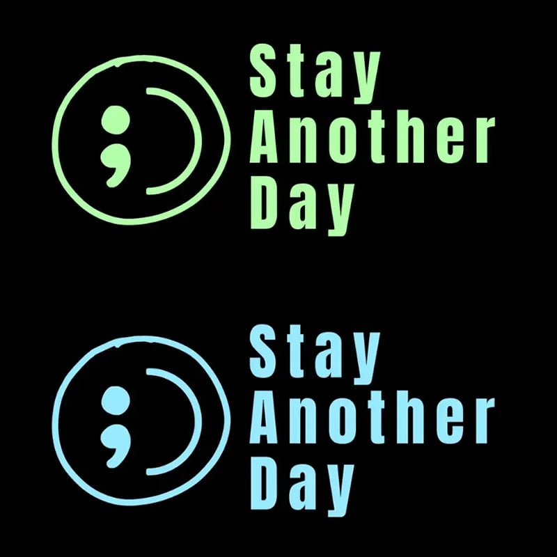 💥Buy 1 Get 1 Free -🎗️🚗 SAD Mental Health Awareness Car Decal