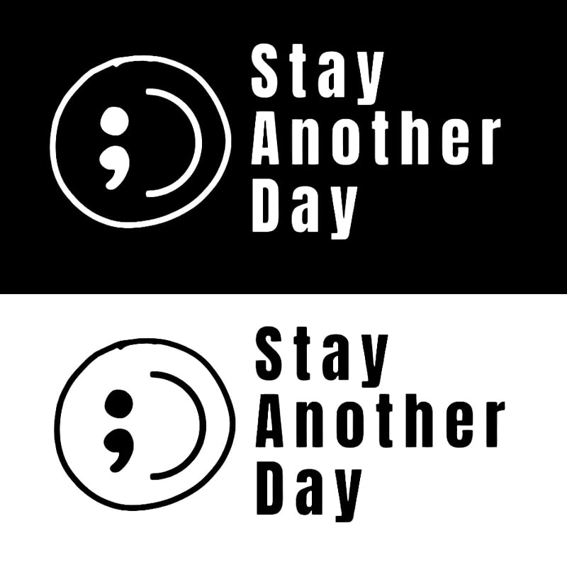 💥Buy 1 Get 1 Free -🎗️🚗 SAD Mental Health Awareness Car Decal
