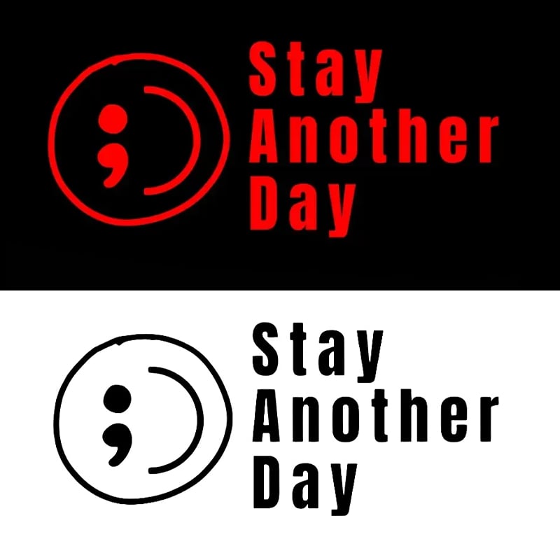 💥Buy 1 Get 1 Free -🎗️🚗 SAD Mental Health Awareness Car Decal