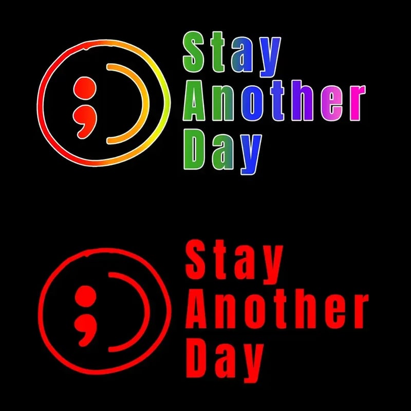 💥Buy 1 Get 1 Free -🎗️🚗 SAD Mental Health Awareness Car Decal