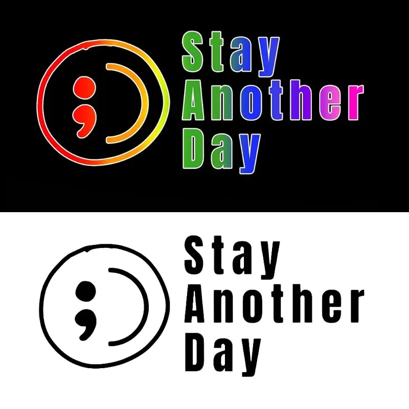 💥Buy 1 Get 1 Free -🎗️🚗 SAD Mental Health Awareness Car Decal