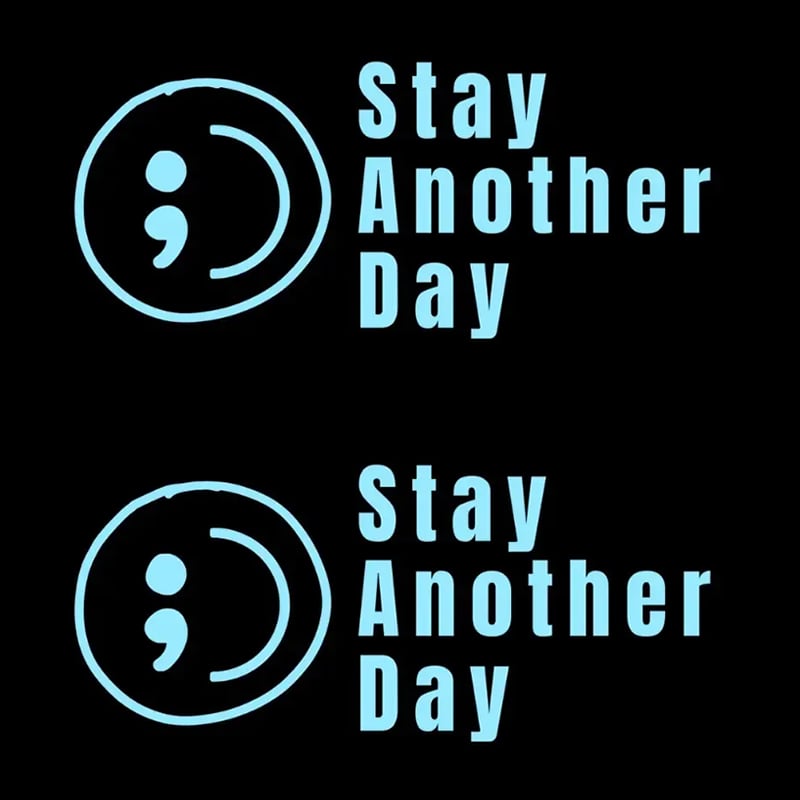 💥Buy 1 Get 1 Free -🎗️🚗 SAD Mental Health Awareness Car Decal