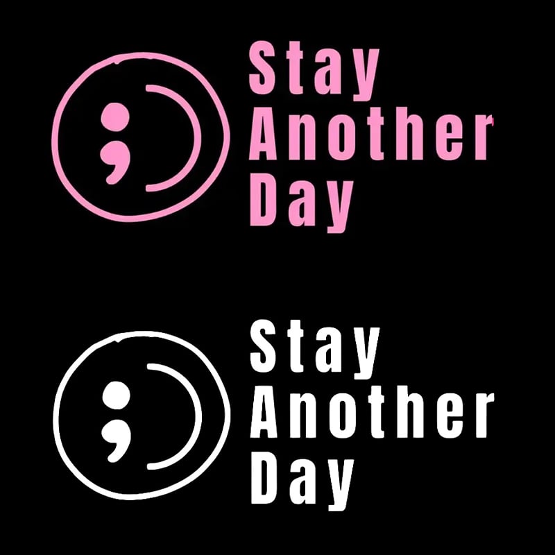 💥Buy 1 Get 1 Free -🎗️🚗 SAD Mental Health Awareness Car Decal