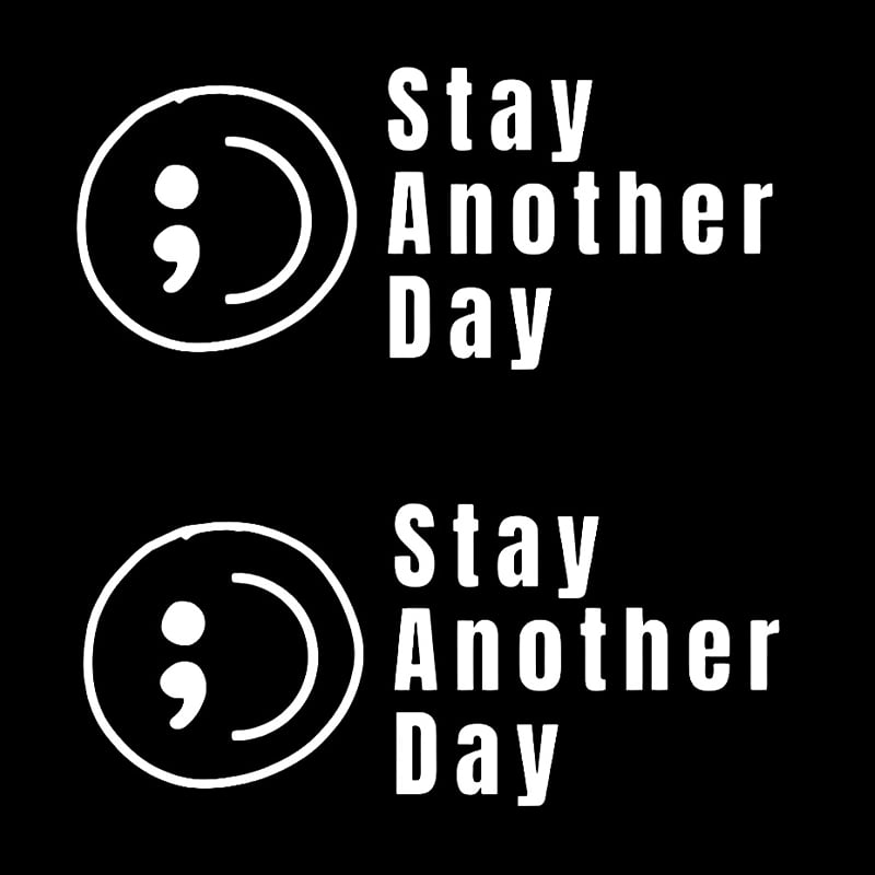 💥Buy 1 Get 1 Free -🎗️🚗 SAD Mental Health Awareness Car Decal