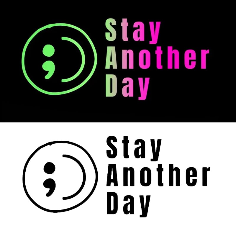💥Buy 1 Get 1 Free -🎗️🚗 SAD Mental Health Awareness Car Decal