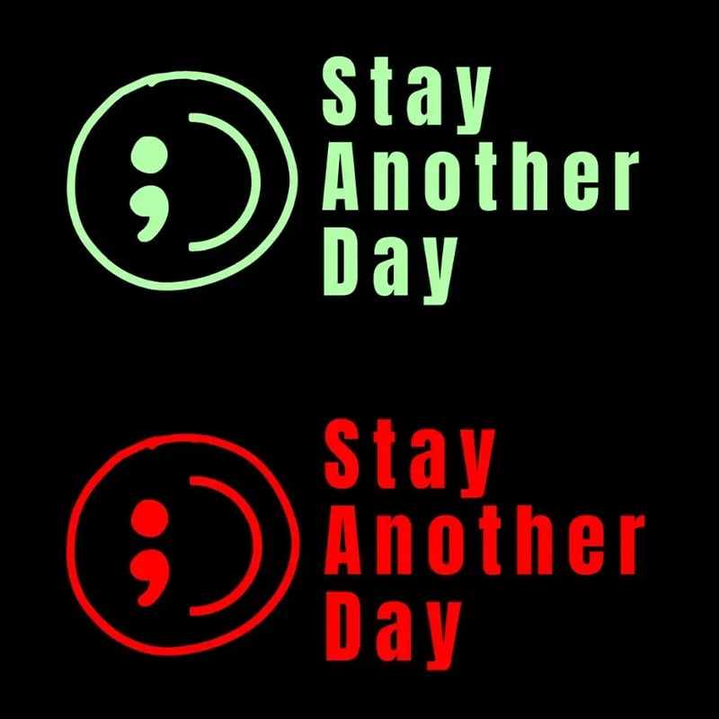 💥Buy 1 Get 1 Free -🎗️🚗 SAD Mental Health Awareness Car Decal
