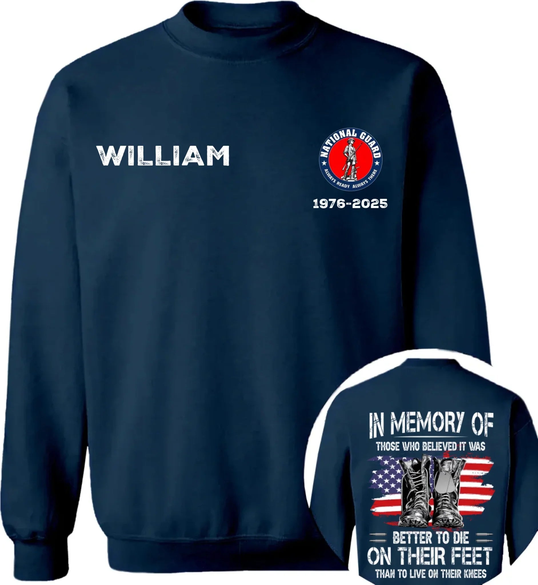Honor Veterans - Personalized Badges & Names on Memorial Apparel