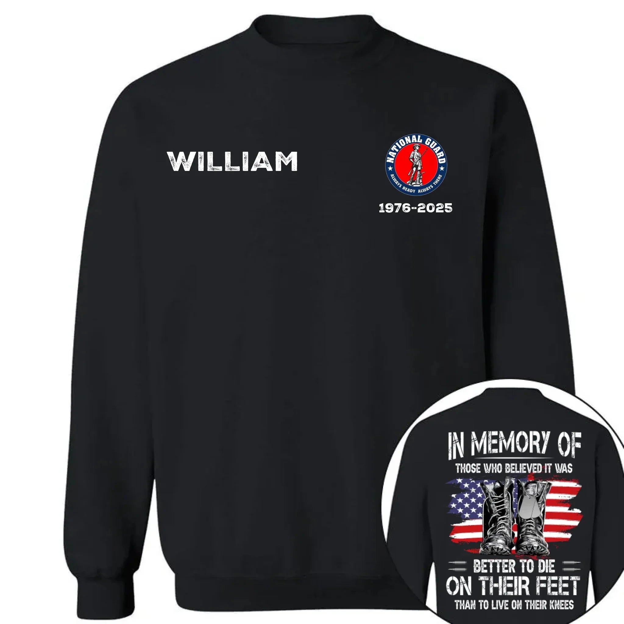 Honor Veterans - Personalized Badges & Names on Memorial Apparel