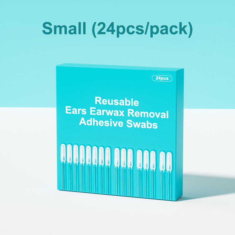 💞2026 HOT SALE👂🏻50K+ SOLD!🏆Reusable Earwax Removal Adhesive Swabs